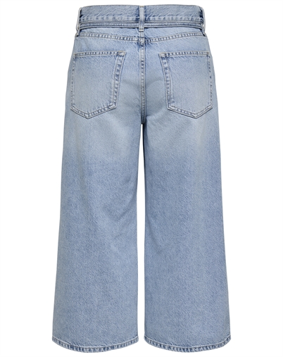 Only - ONLGianna Culotte Jeans - Medium Blue Denim